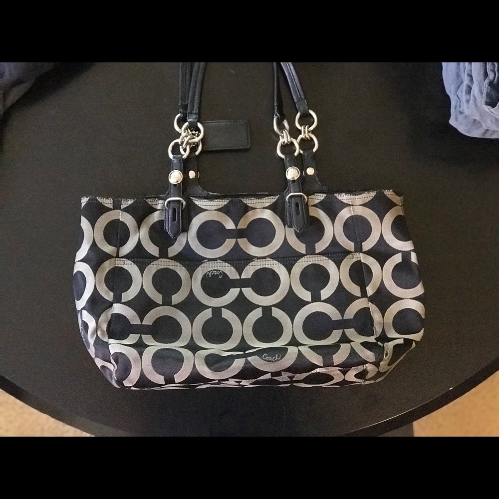 Black coach bag